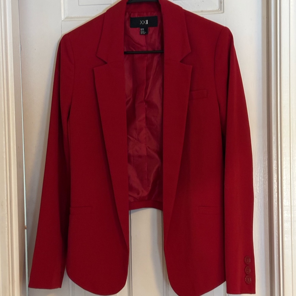 Forever 21 Bold Red Women's Blazer